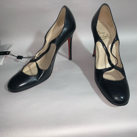 auth CHRISTIAN LOUBOUTIN size 37.5 calfskin heels - Picture 6 of 8